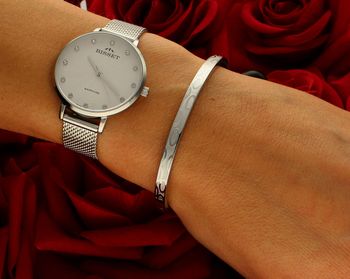 Zegarek damski na bransolecie Bisset z szafirowym szkłem BSBF30 srebrny srebrny ✓ Zegarki damskie ✓ Damskie zegarki.jpg